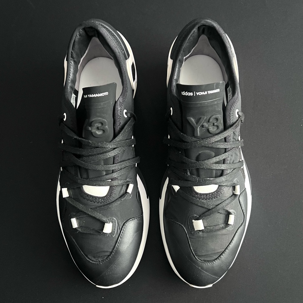 Adidas Y-3 Idoso Boost Black and White Men's Sneakers 11